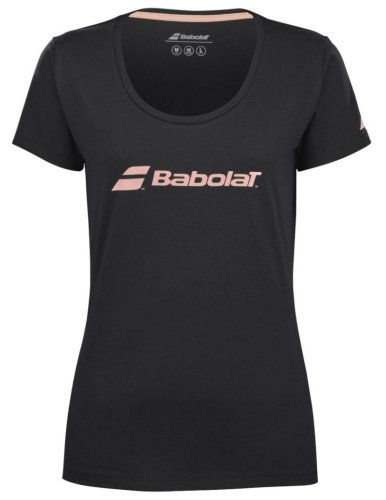 Babolat Exercise Tee Women - black/black