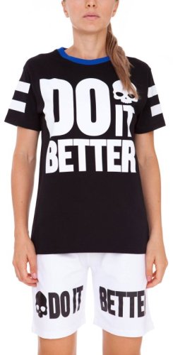 Hydrogen Do It Better T-Shirt Woman - black