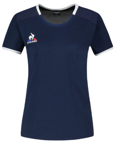 Le coq sportif Tennis T-Shirt Short Sleeve N&deg;2 - dress blues/new optical white