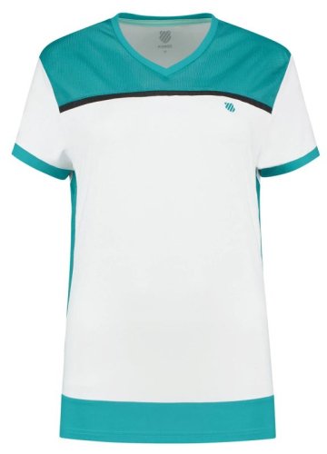 K-swiss Hypercourt Advantage Tee 2 W - white/aruba blue