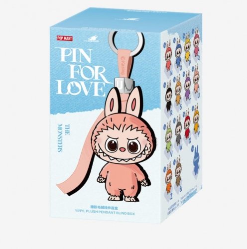 Pop mart - Labubu The Monsters Pin For Love Series N-Z Blind Box