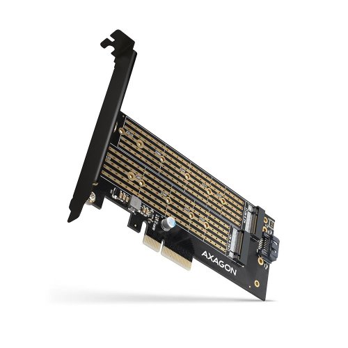 Axagon SSD ACC ADAPTER NVME/SATA/M.2/SP&amp;LP PCEM2-D