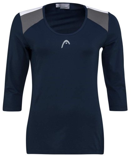 Head Club 22 Tech 3/4 Shirt W - dark blue