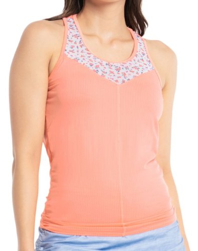 Lucky in love Liberty In Love Blossom Tie Back Tank - peach