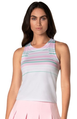 Lucky in love Deco in Love Stripe Tank - white