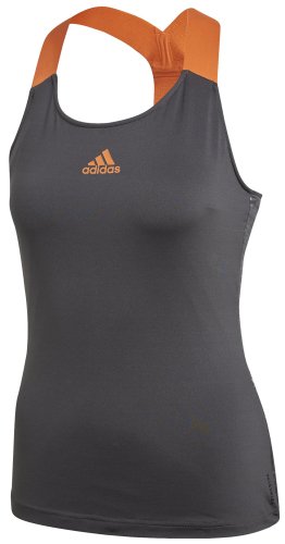 Adidas Y-Tank Primeblue Tank Top Women - grey six/true orange