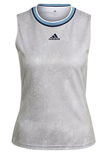 Adidas Primeblue Printed Match Tank Top W - white/crew navy