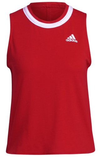 Adidas Club Knot Tank W - vivid red/white