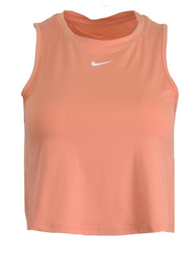 Nike One Classic Dri-Fit Cropped Tank - apricot agate/white