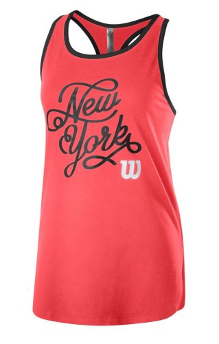 Wilson New York City Calligra Tech Tank W - fiery coral