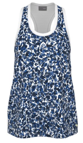 Head Agility Tank top - print vision white/royal