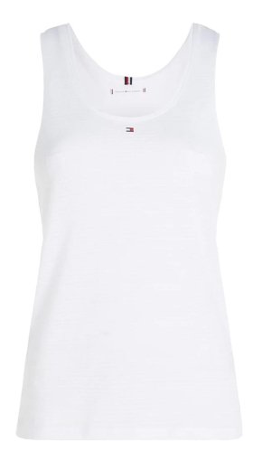 Tommy hilfiger Essential Flag Slim Tank Top - optic white
