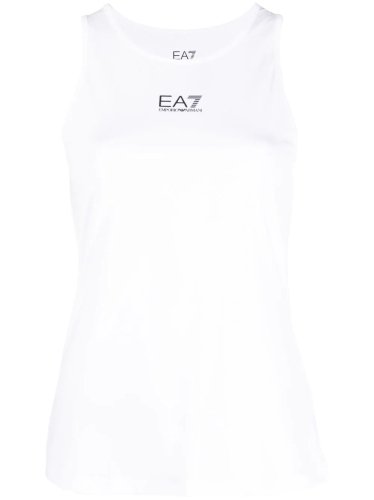 EA7 Women Jersey Tank - white