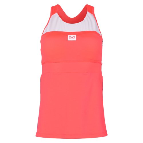 EA7 Women Jersey Tank - diva pink