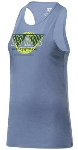 Reebok Les Mills Graphic Racerback W - blue slate