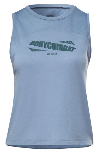 Reebok Les Mills BodyCombat Supremium Tank W - blue slate