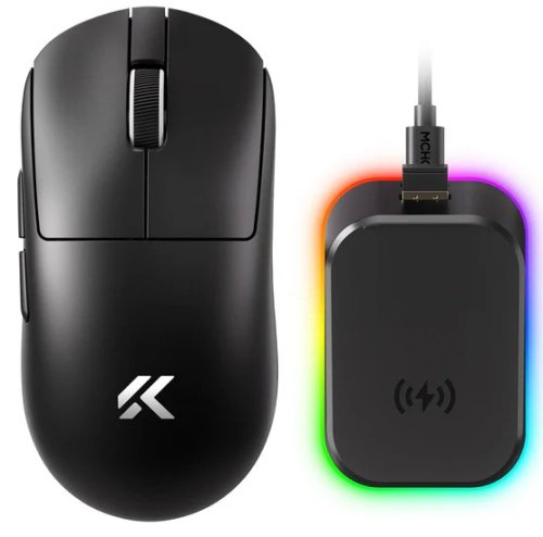 Mchose A7 Ultra Plus V2 Wireless Mouse | 2.4GHz, BT | 500 mAh | Black