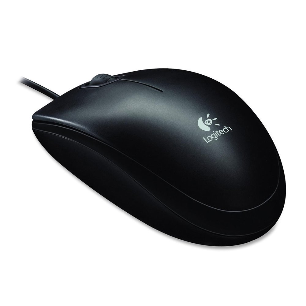 Logitech LOGI B100 optical Mouse Black USB OEM