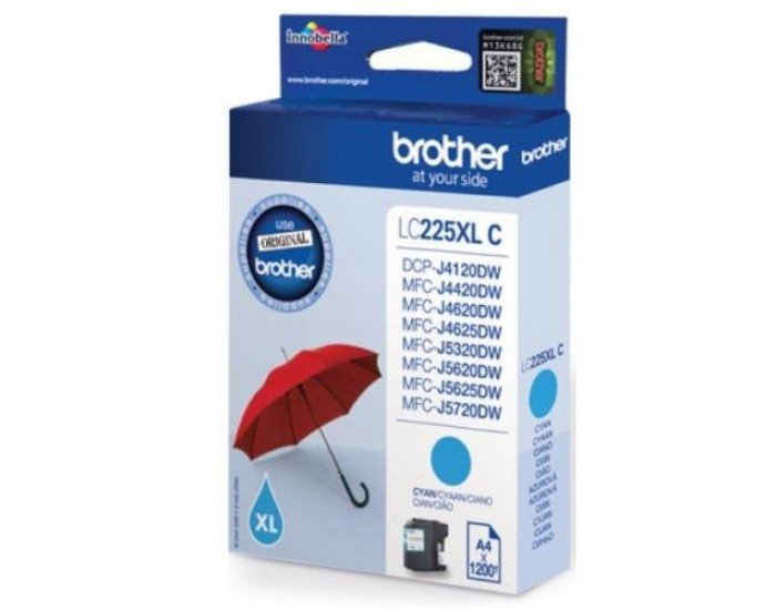 Brother LC225XLC ink cyan 1200pages