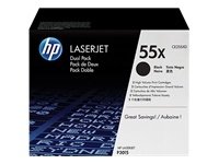 Hewlett-packard HP Laserjet CE255X Black Dual Pack