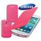 Samsung i8190 Galaxy S3 III Mini Pink Flip Cover case original maks EFC-1M7FPEGSTD