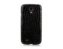 Samsung i9505/i9500 S4 Croco Back Case Cover Black maks
