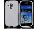 Samsung S7560/S7562/S7580 Galaxy Trend/Duos/Plus S Line Soft Silicone Back Case White Bumper maks