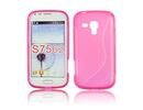 Samsung Galaxy Trend/Duos/Plus S7560/S7562/S7580 Silicone Soft Back Case Bumper Pink maks