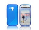 Samsung Galaxy Trend/Duos/Plus S7560/S7562/S7580 Silicone Soft Back Case Bumper Blue maks
