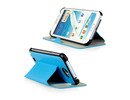 Samsung N9005 Galaxy Note 3 S-View Protective Leather Book-Style Case Cover Lihgt Blue maks
