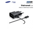 Samsung ETA-U90EBE Universāls 10W USB Ligzdas 2A Lādētājs + Micro USB Kabelis Melns (EU Blister)