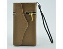 Apple iPhone 5/5S/5C Wallet Flip Case Gold Brown maks