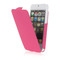 Apple iPhone 5/5S Slant Grid Design Leather Flip Case Cover Pink maks