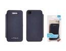 Apple iPhone 4/4S Luxury Wallet Flip Case Cover Mercury Saphire Blue Black maks