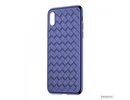 iPhone X Baseus Weaving Maciņš (Zils)