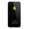Apple iPhone 4S Original Black Gold Logo Limited Edition Glass Back case battery cover baterijas vāciņš korpuss