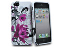 Apple iPhone 5 white rose floral design silicone case cover bumper maks