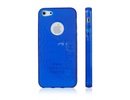 Apple iPhone 5 Dark Blue Circles & Curls silicone back case cover bumper maks