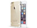 Apple iPhone 6/6S Glow Rubber Gel Ultra Thin Clear Back Case Cover Bumper White maks