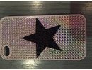 Apple iPhone 4/4S Diamond Swarovski Star Back Case Cover maks vāciņš
