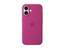 Apple iPhone 16 Silicone Case with MagSafe Fuchsia