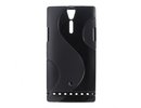Sony (Ericsson) Xperia S ST26i/LT26i/LT26W S Curve Silicone Back Case Cover Black maks