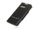 Sony Xperia LT29i TX Leather Case Cover Stand With Caller ID Window Black maks