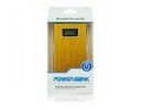 Blun ST-138 Power Bank 8000mAh Universāla Ārējas uzlādes batereja 2 USB 5V 1A /2.1A Ports Zelta + LED Lukturis + LCD