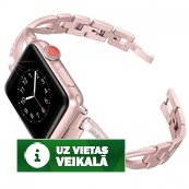 Apple Watch 42/ 44mm Rokassprādze Ar Akmeņiem (Zelta)
