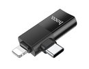 Adapters and other accessories HOCO OTG adapter 2in1 USB C/Ligtning to USB A
