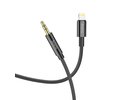 Adapters and other accessories HOCO cable AUX 3.5"Jack to Lightning 1M UPA19 black