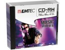 Emtec CD-RW 700MB 4-12x Music Vibes 5 pcs