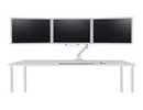 Ergotron HX Triple Monitor Bow Kit white