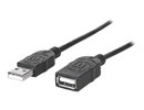 Ic intracom MH USB Cable A-male/A-female 1.8m black